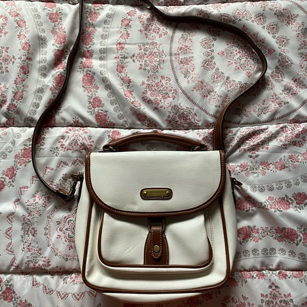 Liz Claiborne White/Cream Crossbody Purse